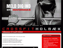 Tablet Screenshot of crossfitholbaek.dk